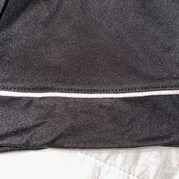 BORN Black White Button DownβNotched Collar Short Sleeve Long Pants Pajama Set - Picture 12 of 12